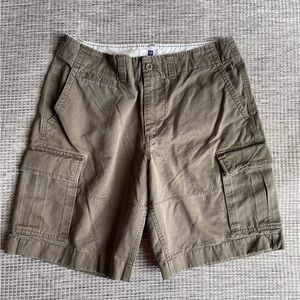 33 GAP Vintage Men’s Cotton Cargo Shorts Brown Mushroom